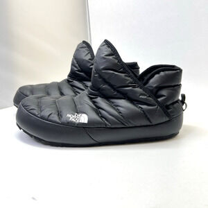 The North Face Womens Size 8 ThermoBall Traction Mule Slippers Black